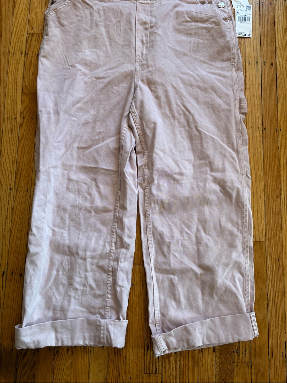 Mango Blush Pink Cotton Overalls - Picture 4 of 11